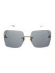 Gucci Square Tinted Sunglasses