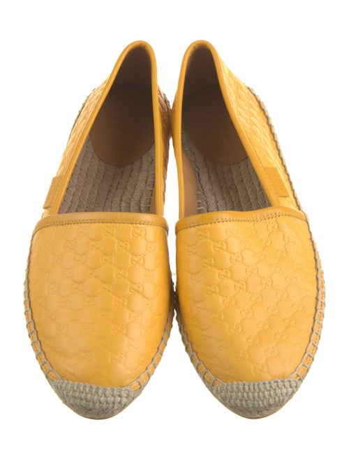 Gucci Microguccissima Pattern Leather Espadrilles