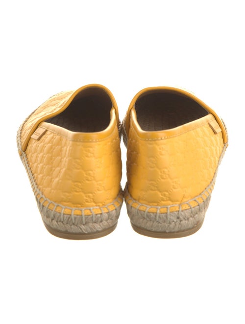 Gucci Microguccissima Pattern Leather Espadrilles