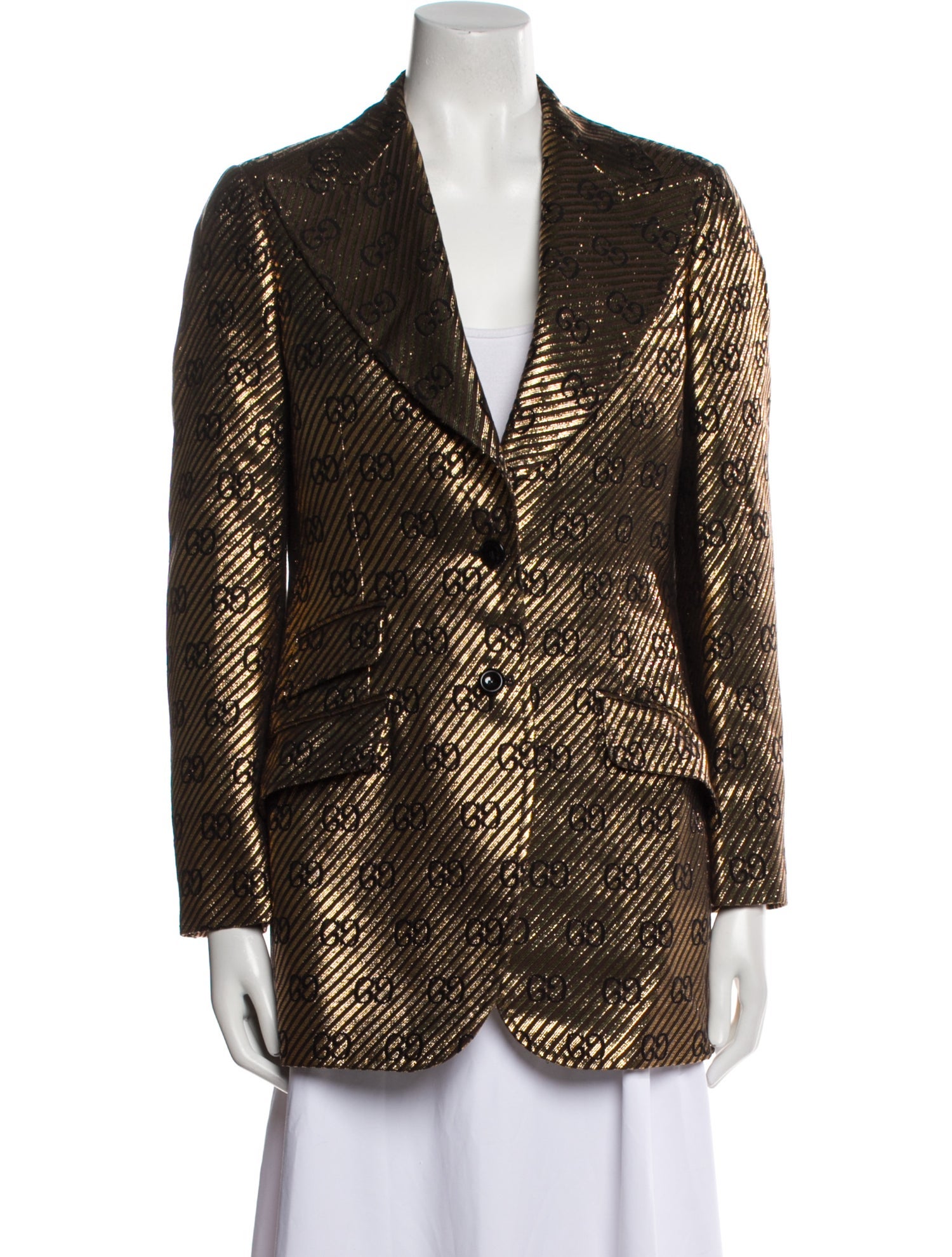 Gucci Striped Evening Jacket