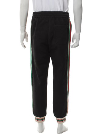 Gucci Web Accent Striped Lounge Bottoms
