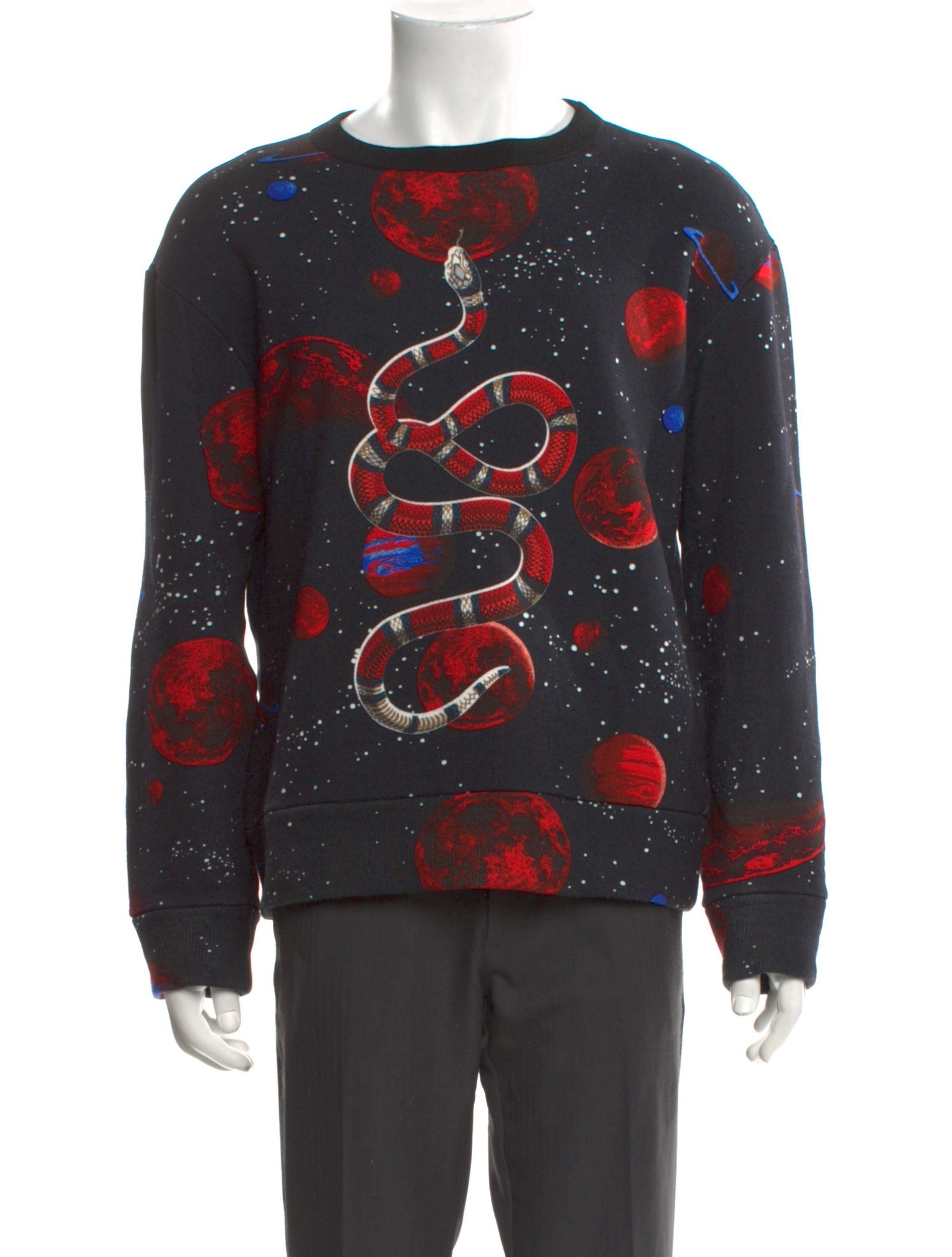 Gucci Graphic Print Crew Neck Sweatshirt