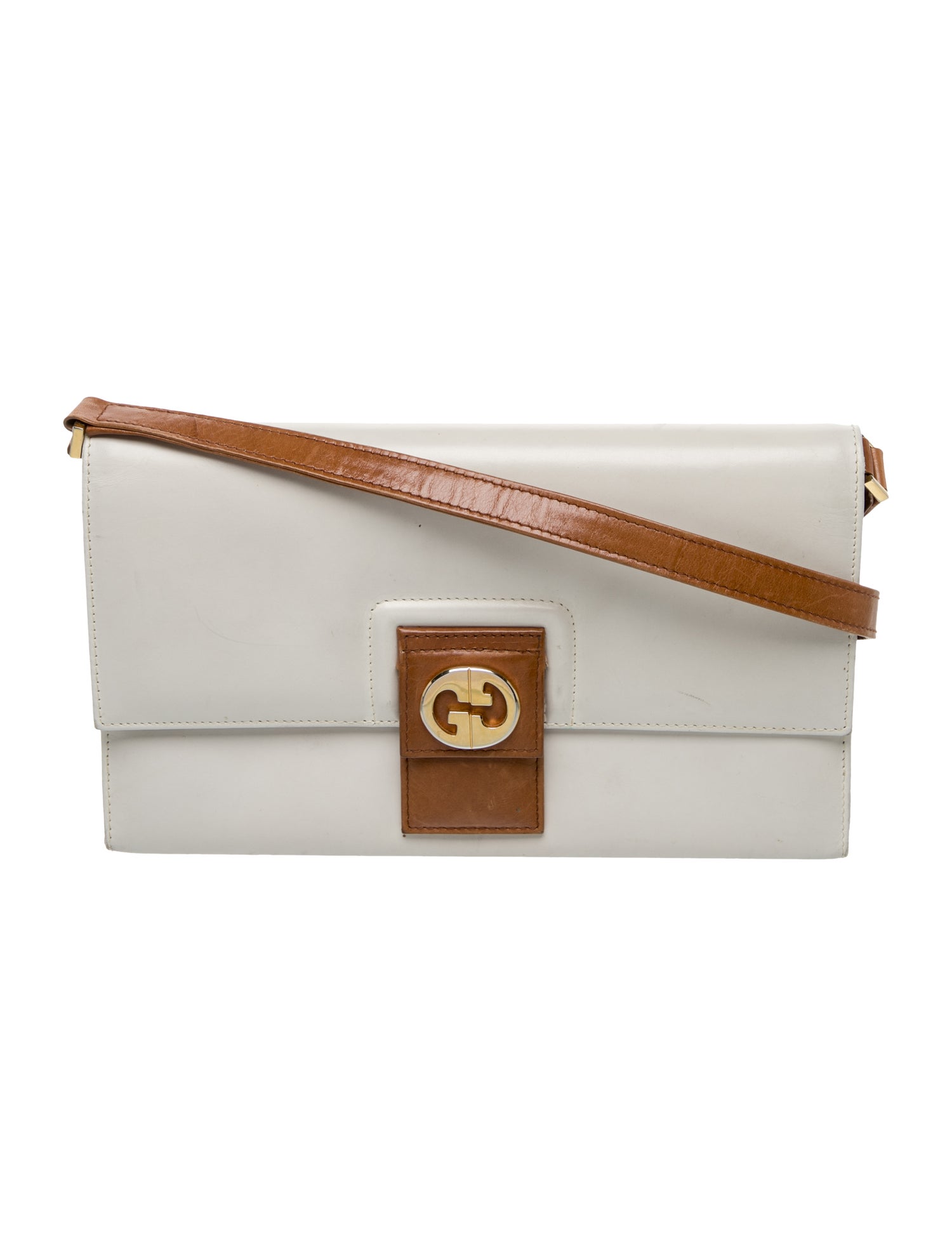 Gucci Leather Shoulder Bag Vintage