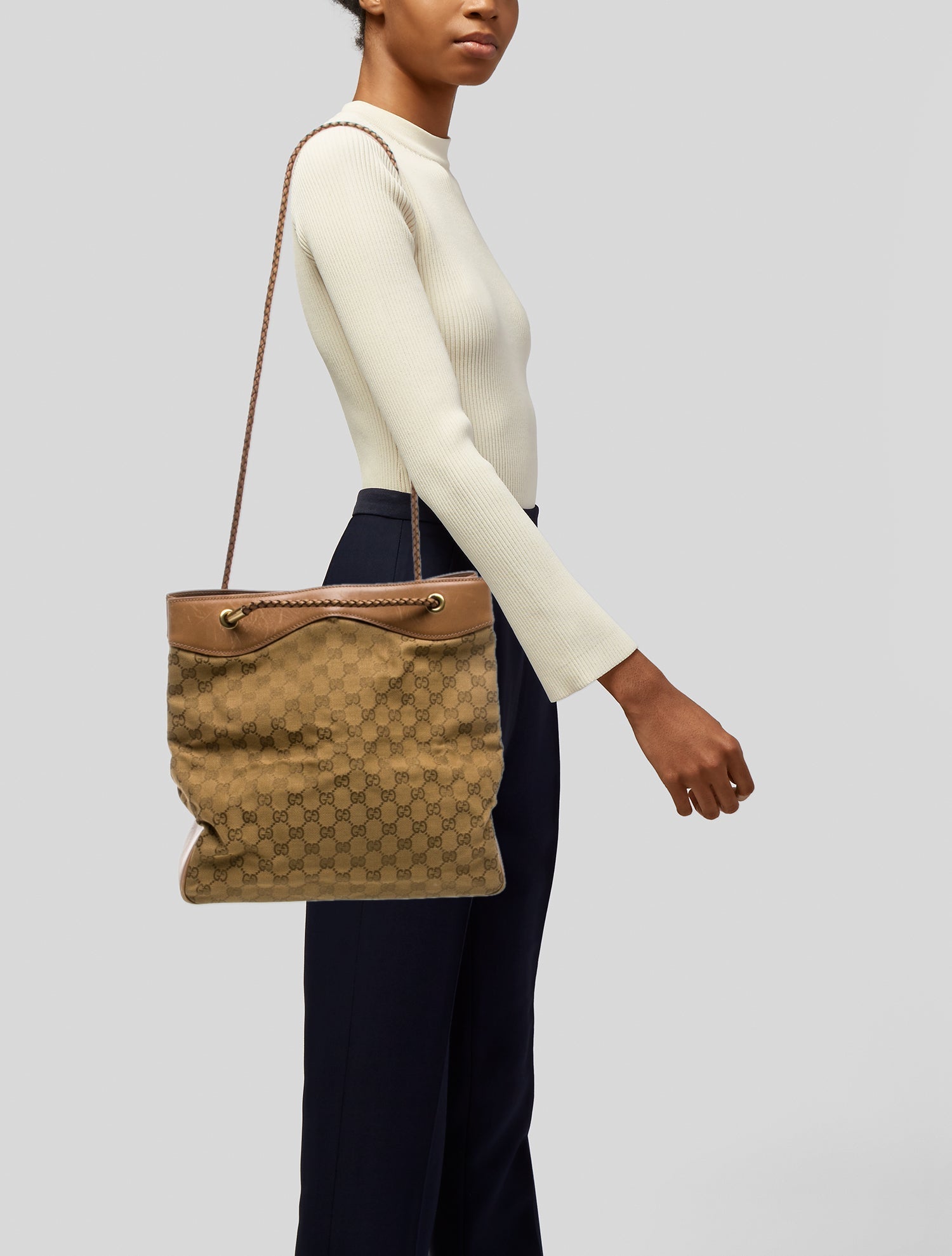 Gucci GG Canvas Shoulder Bag