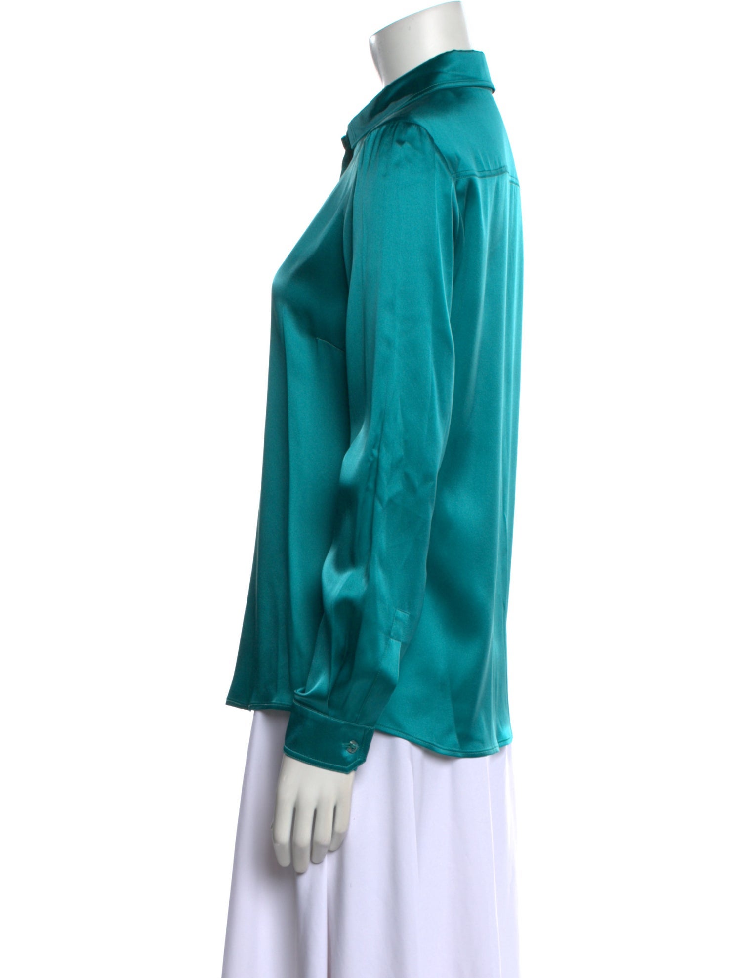 Gucci 2011 Silk Button-Up Top