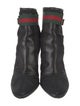 Gucci Web Accent Canvas Sock Boots