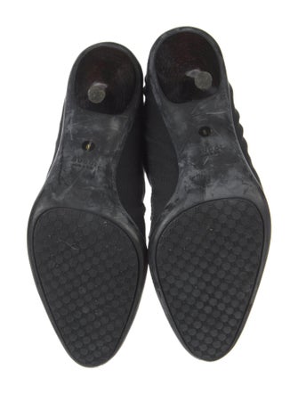 Gucci Web Accent Canvas Sock Boots