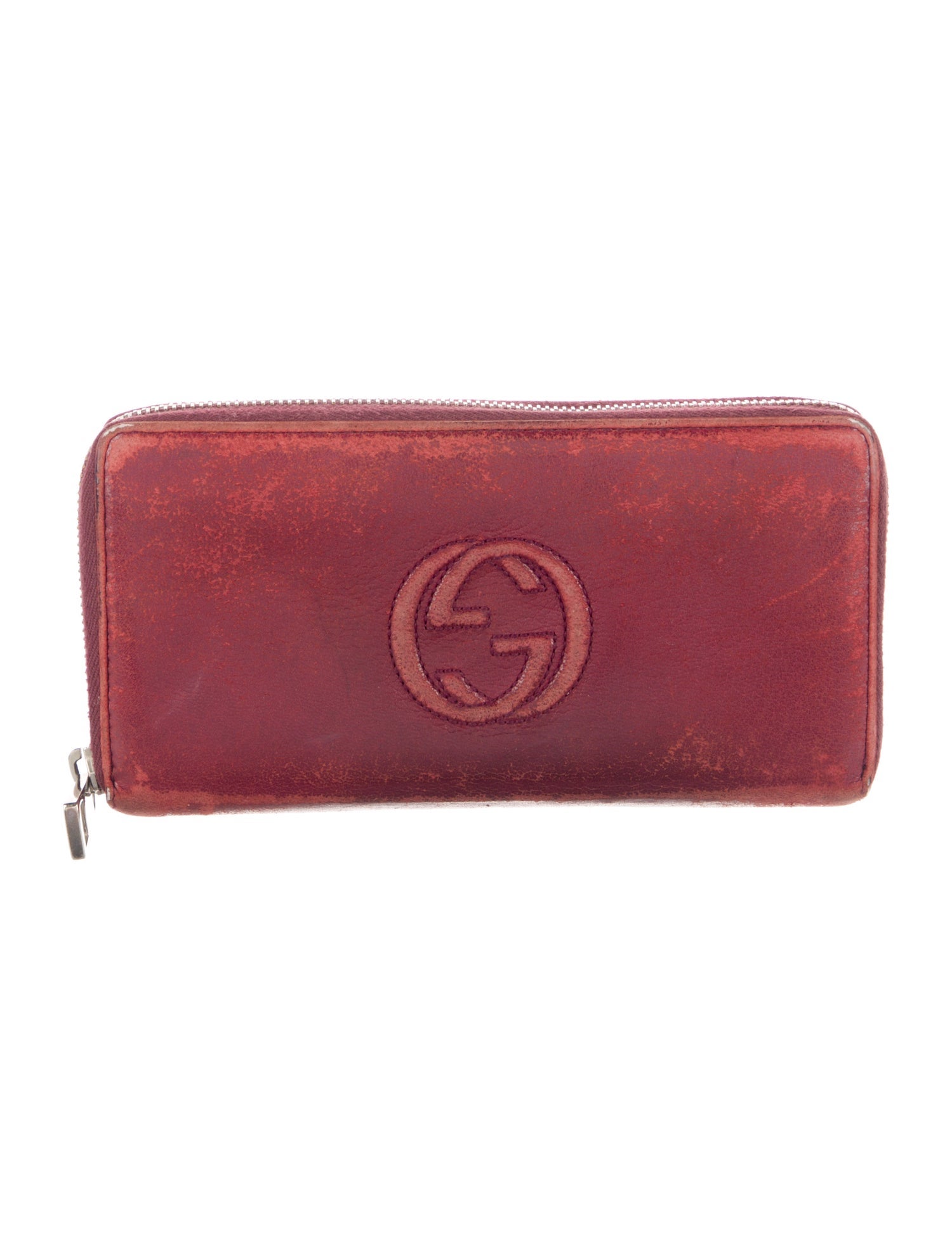 Gucci Soho Leather Interlocking G Logo Continental Wallet