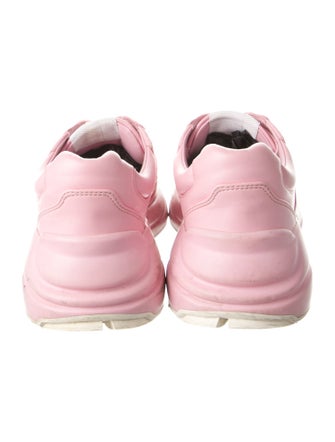 Gucci Web Accent Leather Chunky Sneakers