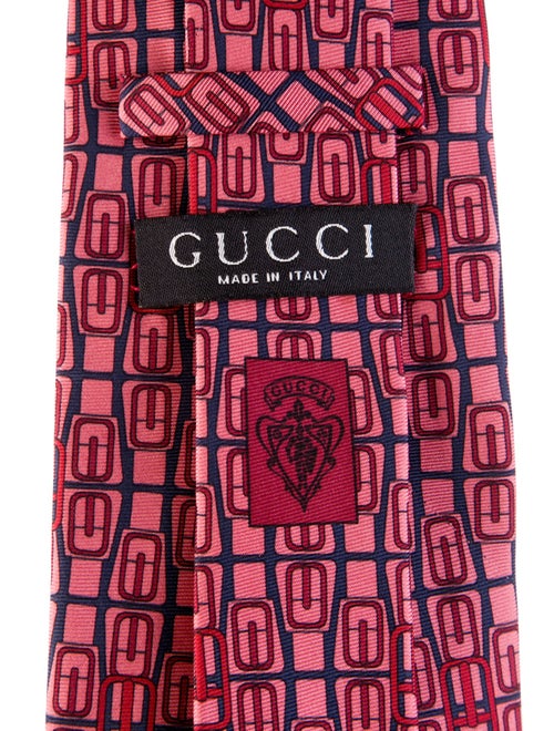 Gucci Pattern Print Tie