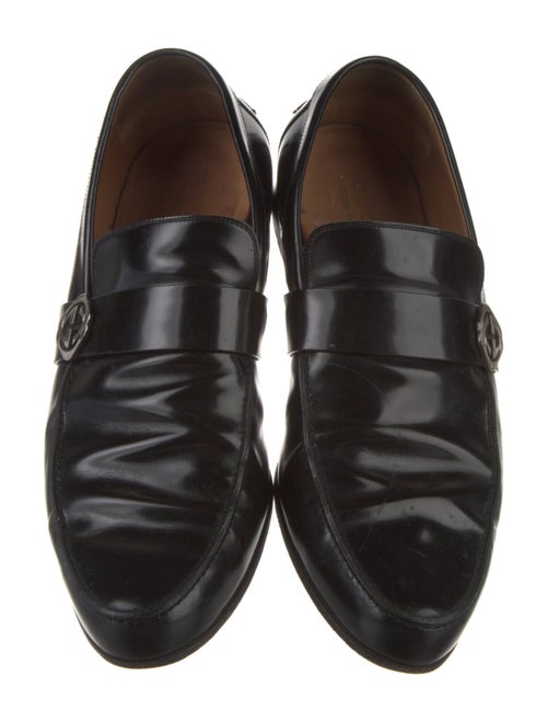 Gucci GG Supreme Leather Monk Straps