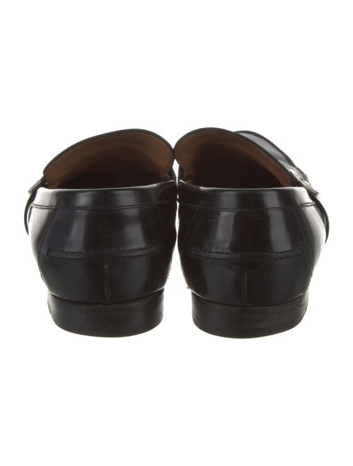 Gucci GG Supreme Leather Monk Straps