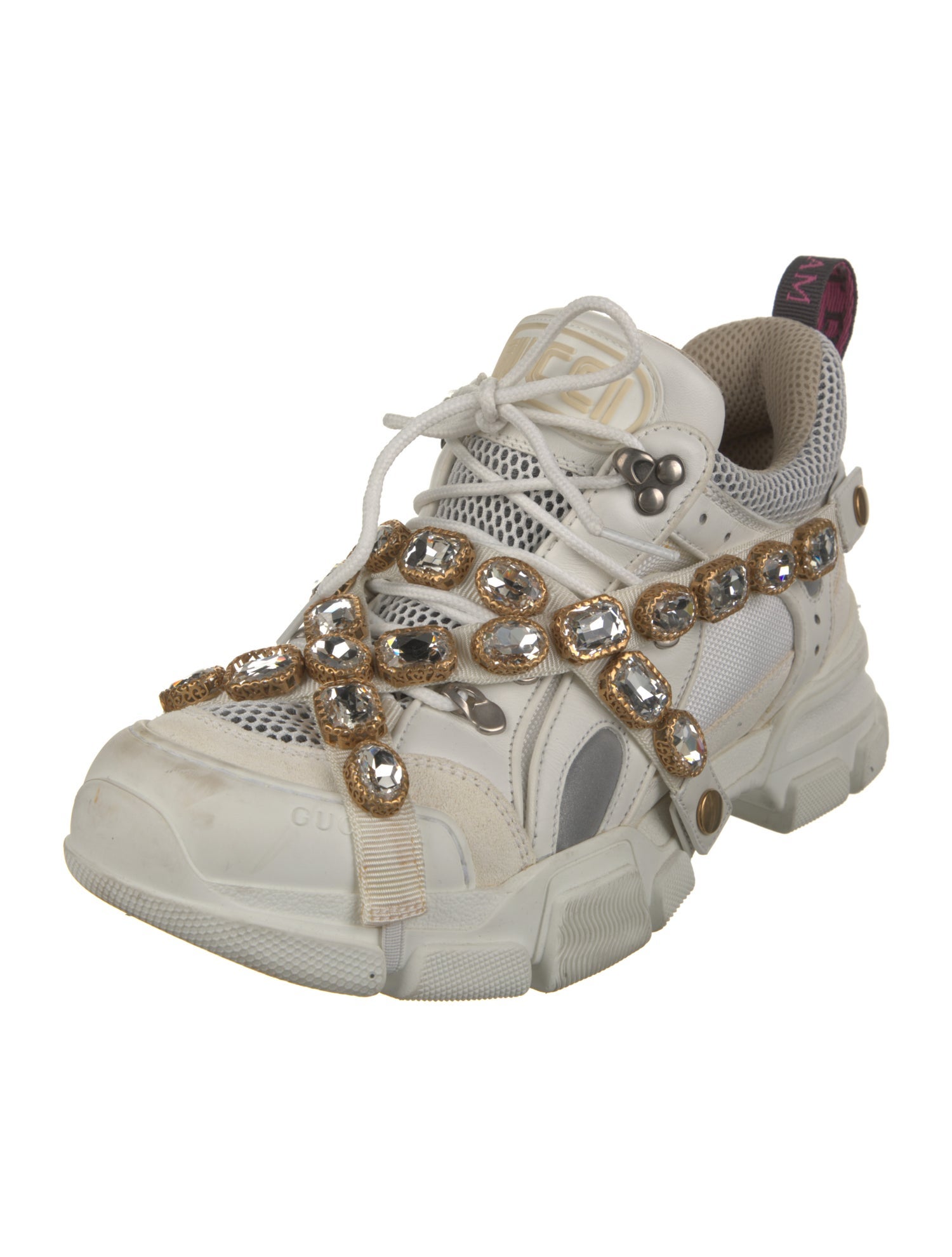 Gucci Mesh Mesh Accents Chunky Sneakers