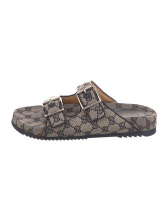 Gucci GG Canvas Canvas Slides