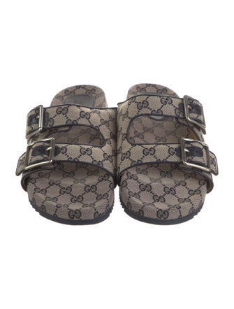 Gucci GG Canvas Canvas Slides