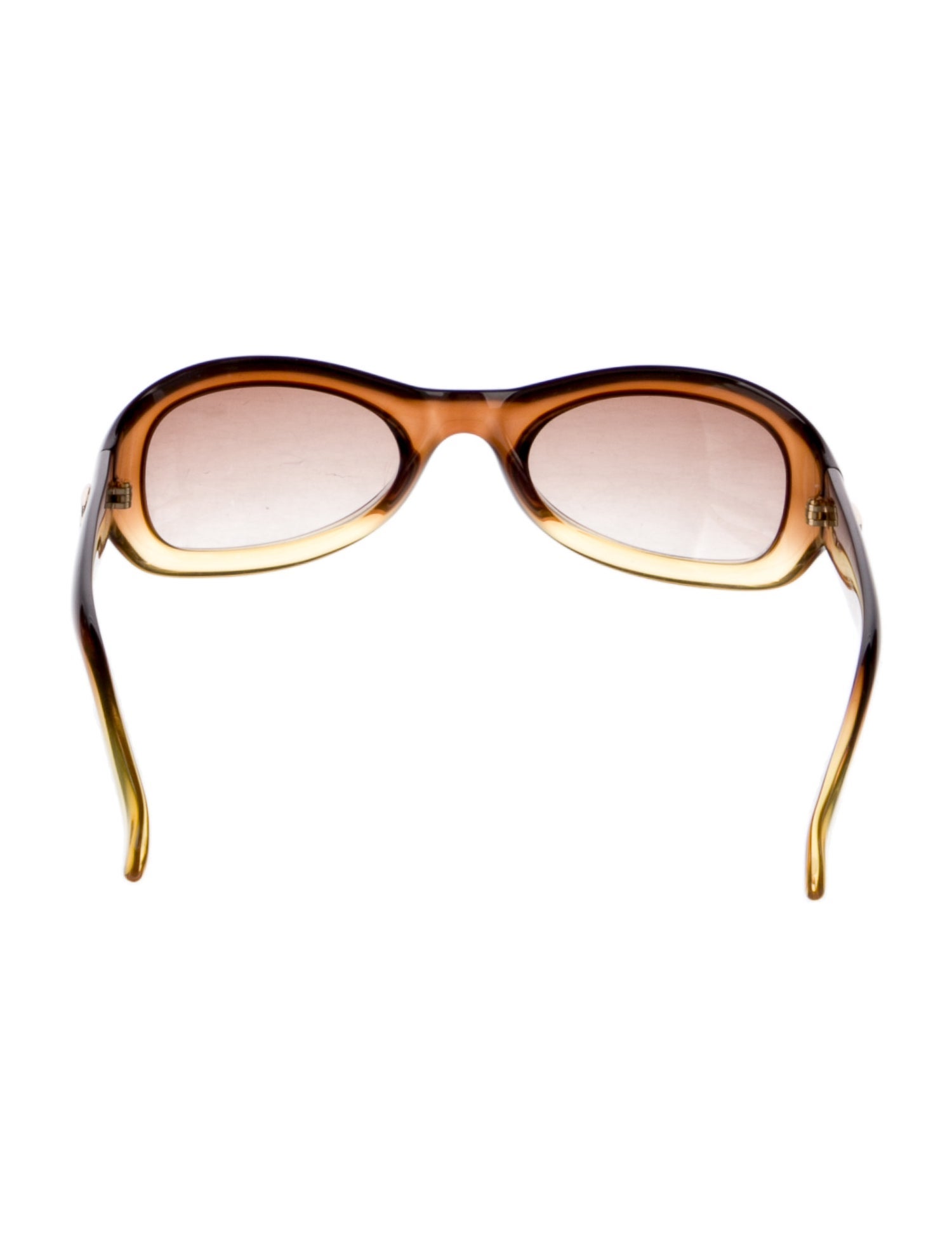 Gucci Web Accent Round Sunglasses