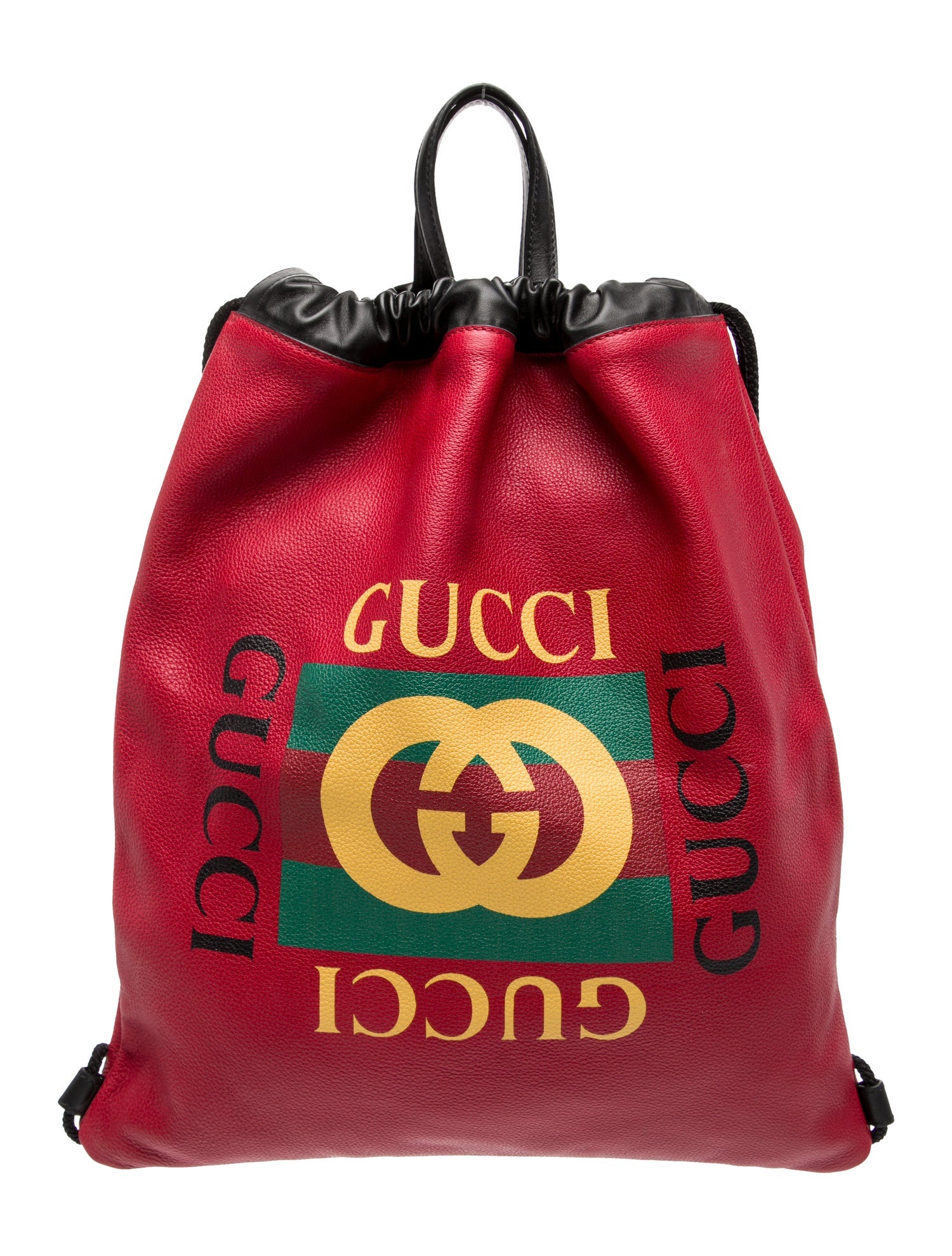 Gucci Web Logo Drawstring