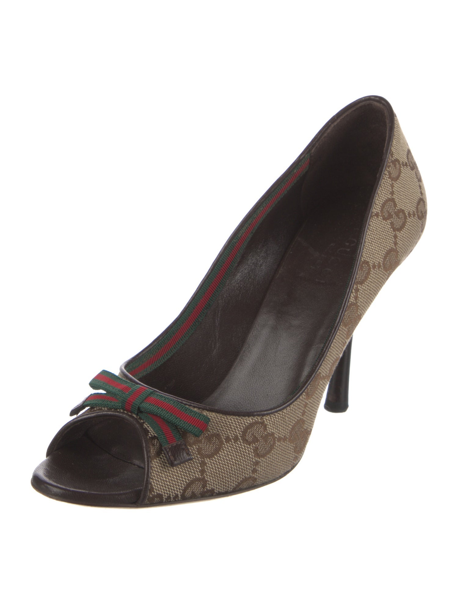 Gucci GG Canvas Canvas Pumps