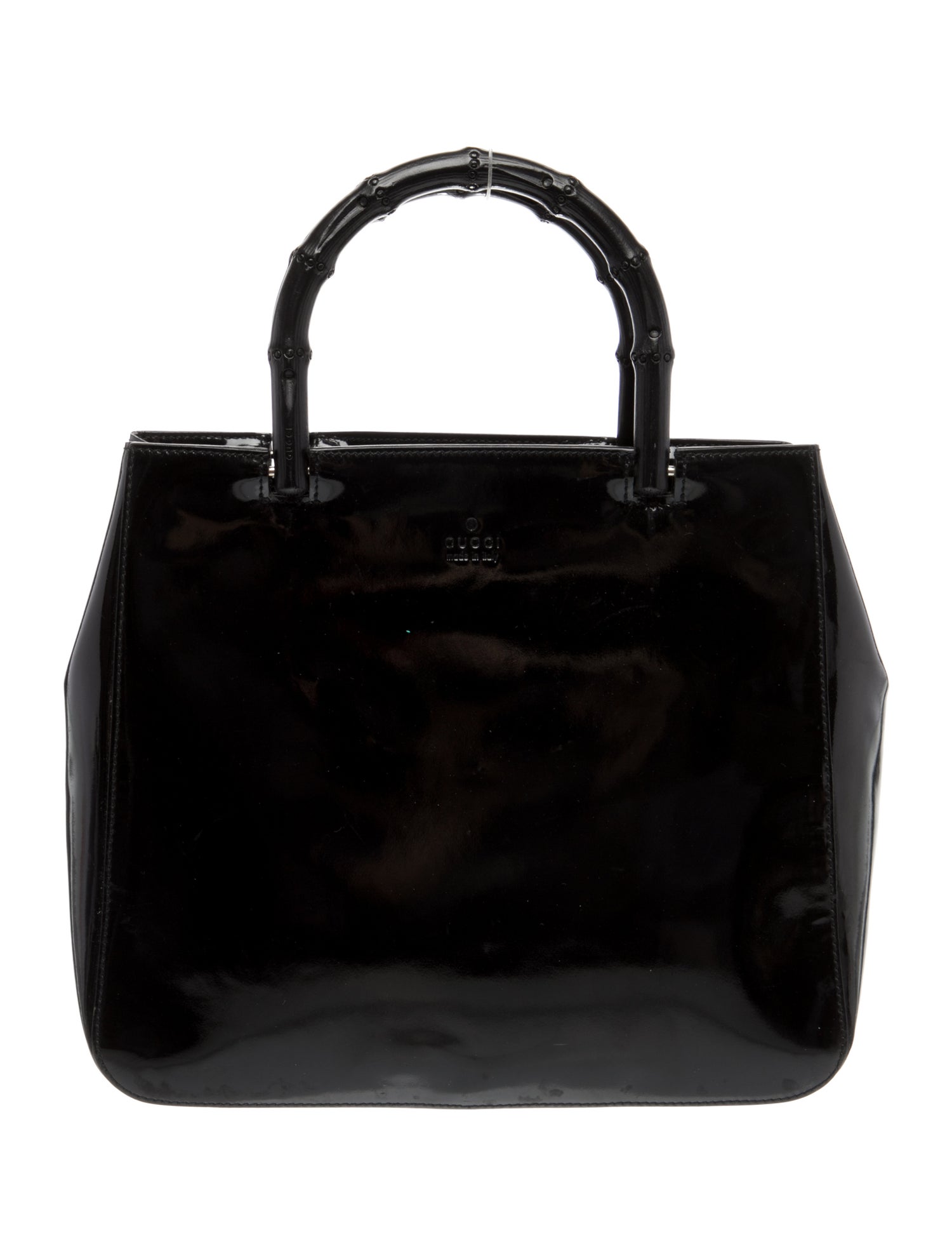 Gucci Patent Leather Top Handle Bag Vintage