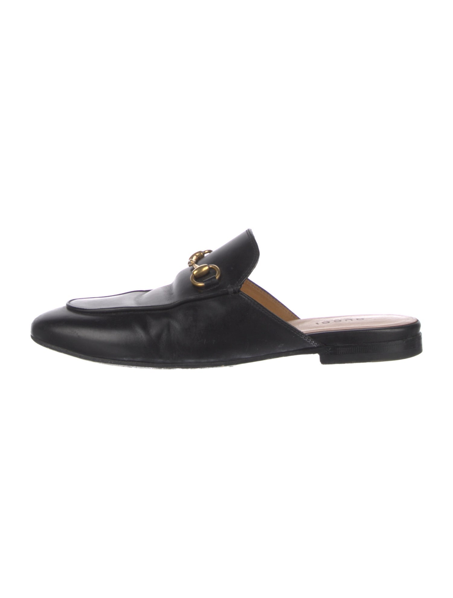 Gucci Horsebit Accent Leather Mules