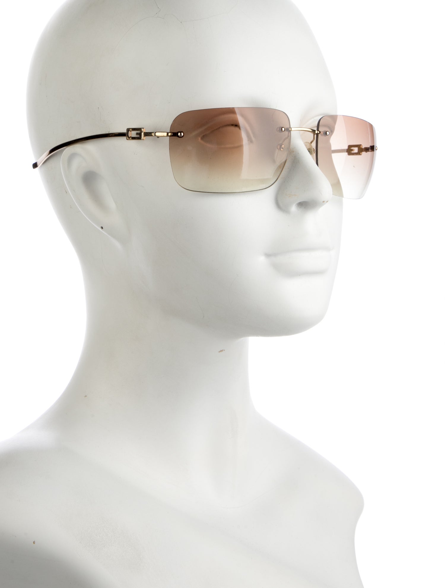 Gucci Signature Logo Square Sunglasses
