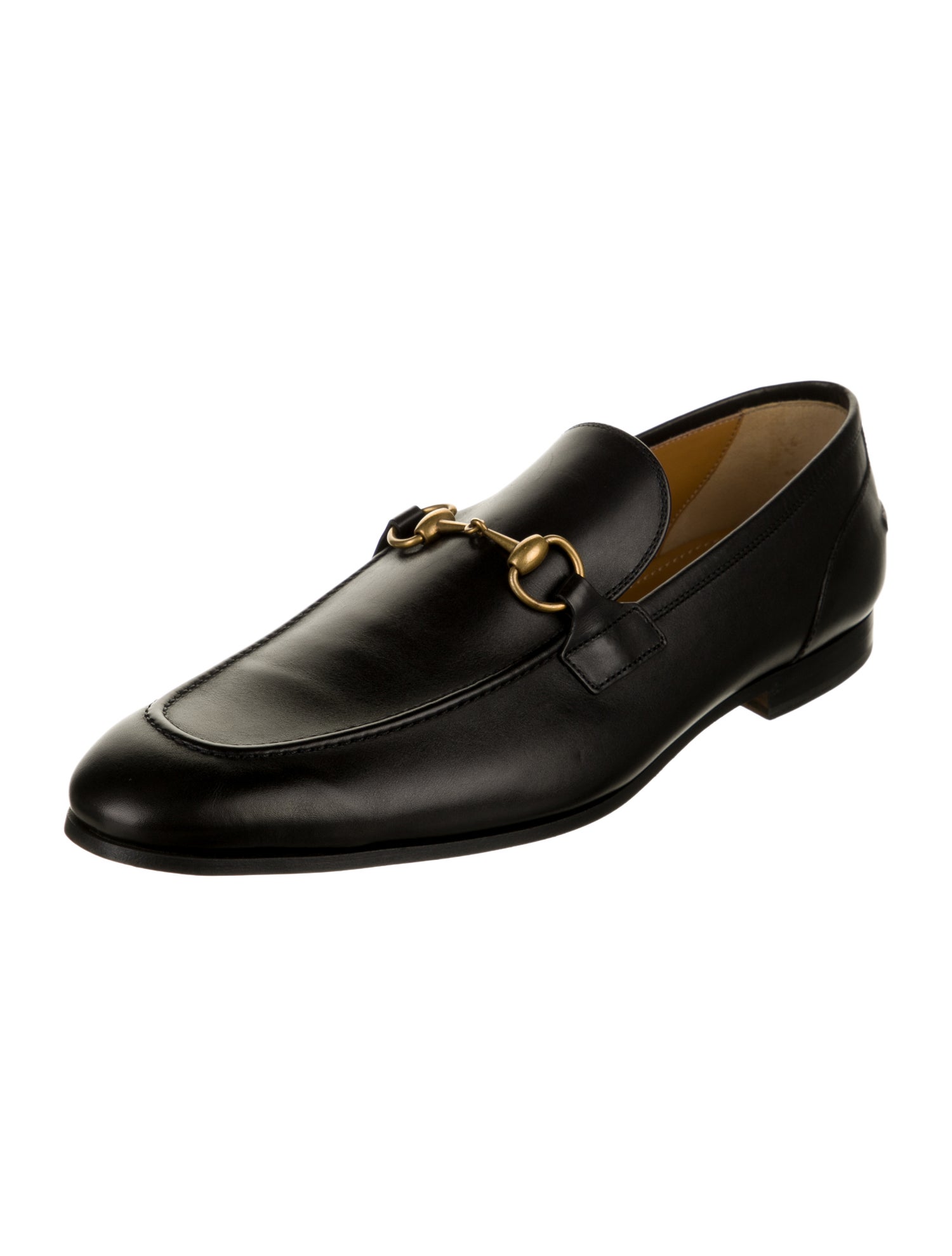 Gucci 1955 Horsebit Accent Leather Dress Loafers