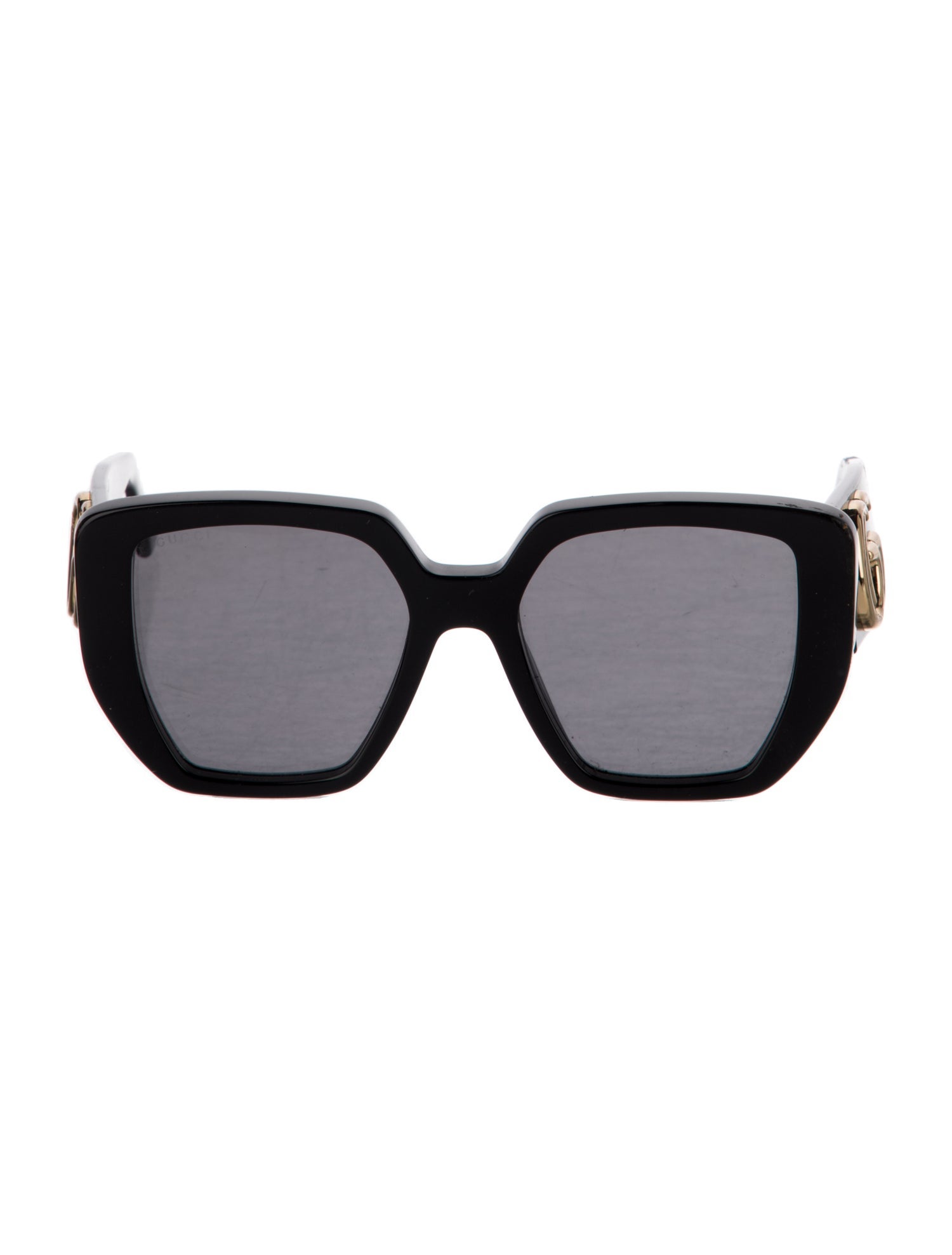 Gucci Web Accent Oversize Sunglasses