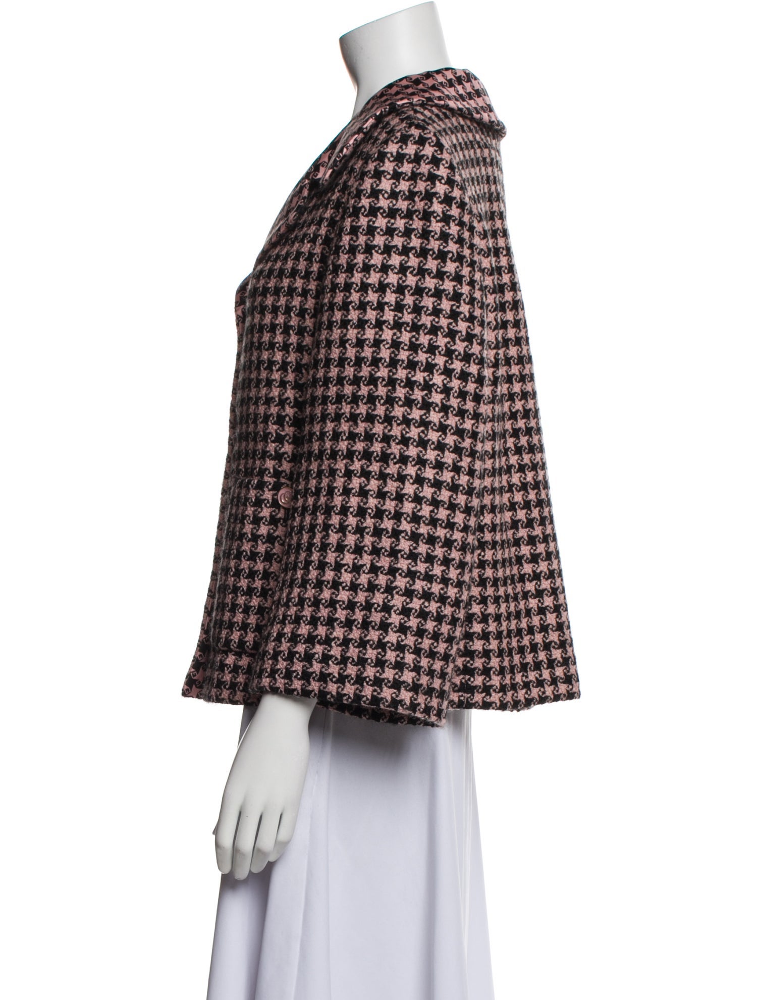 Gucci Wool Plaid Print Blazer