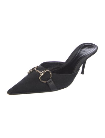 Gucci GG Canvas Canvas Mules