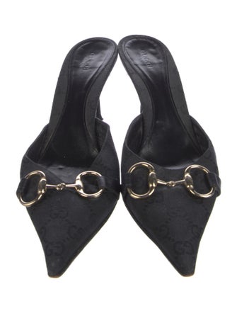 Gucci GG Canvas Canvas Mules