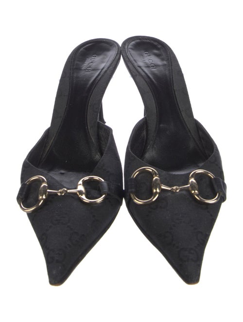 Gucci GG Canvas Canvas Mules