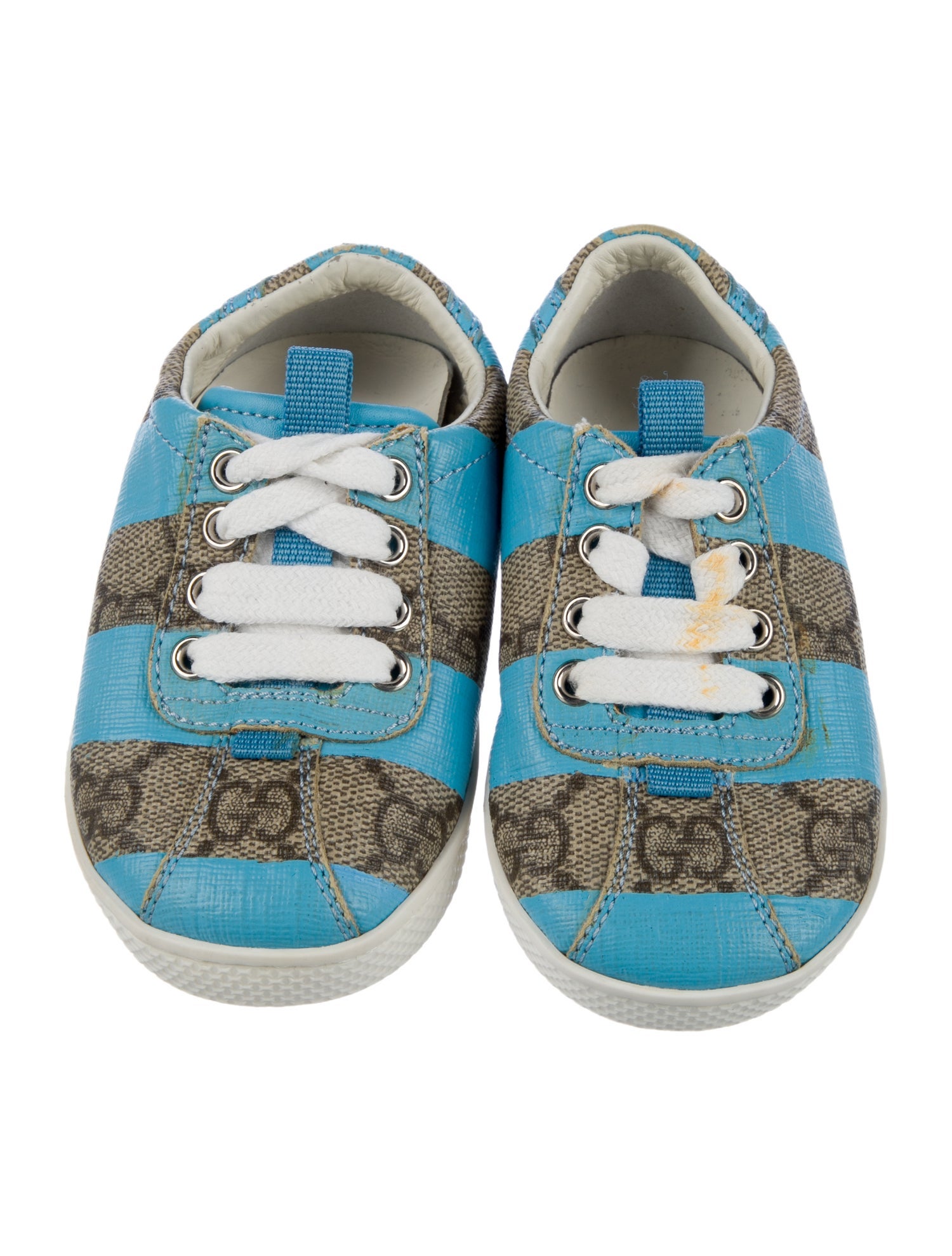 Gucci Kids' Boys' Patterned Lace-Up Sneakers