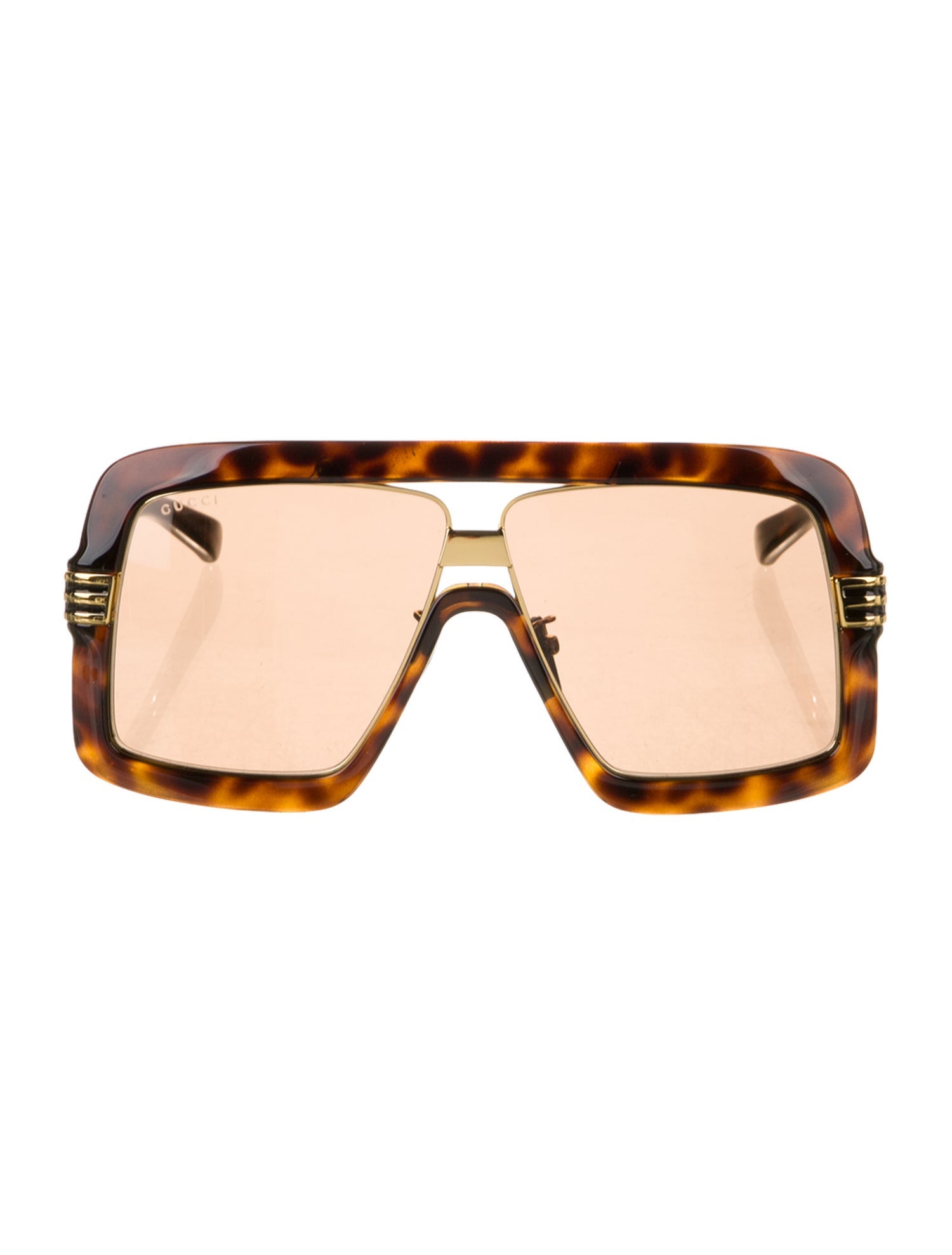 Gucci Shield Tinted Sunglasses