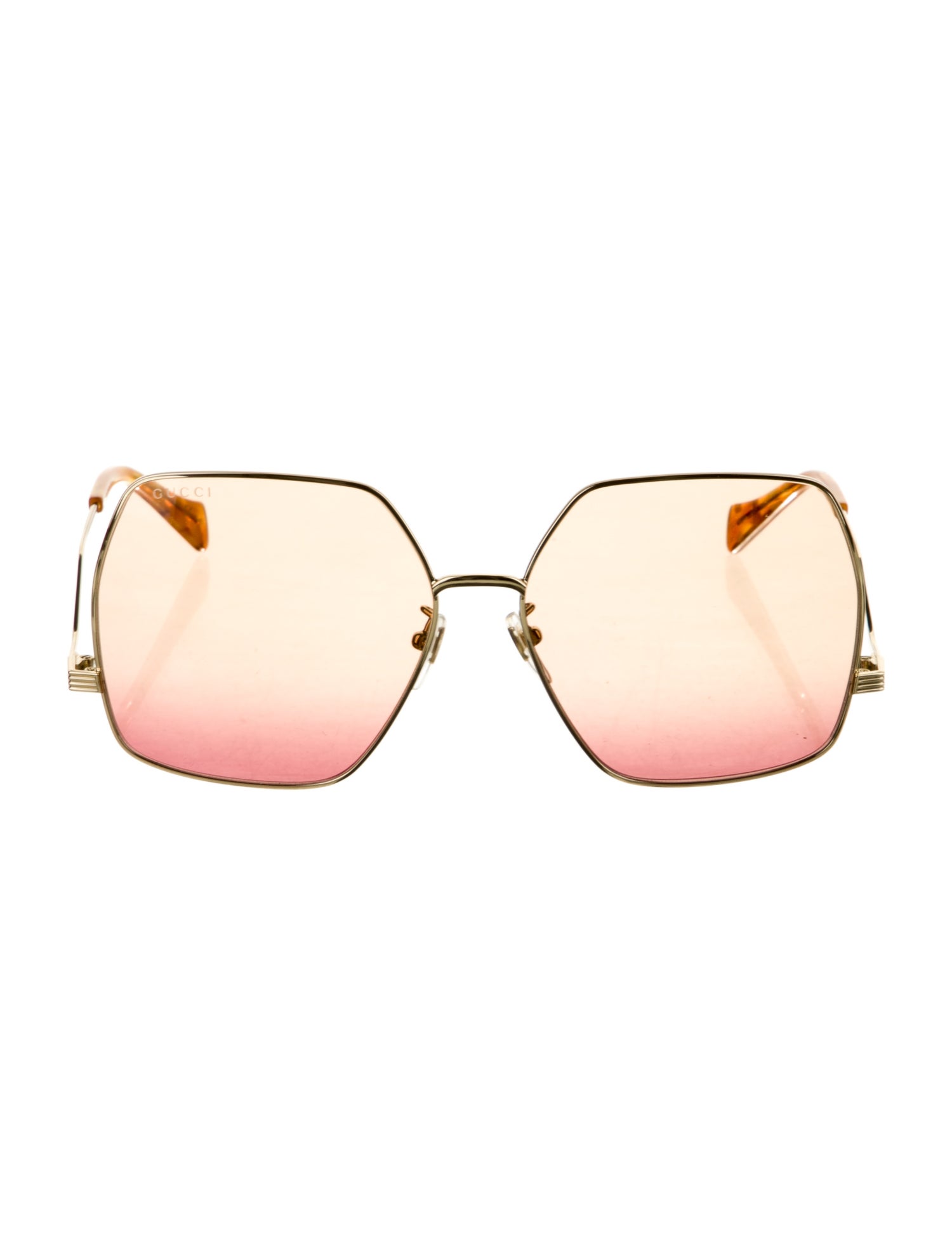 Gucci Oversize Mirrored Sunglasses