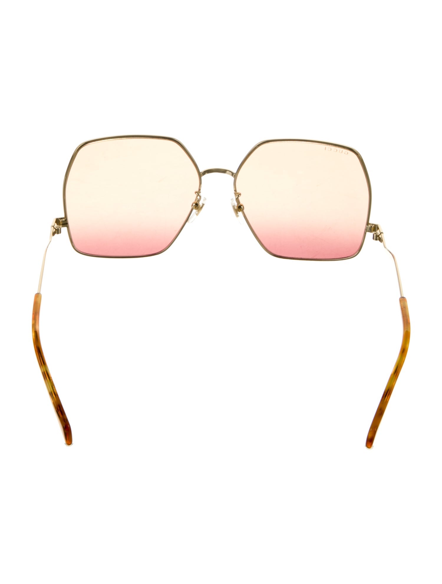 Gucci Oversize Mirrored Sunglasses