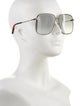 Gucci Square Gradient Sunglasses