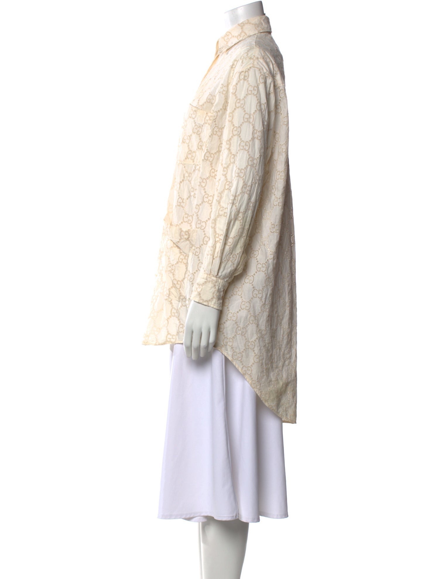 Gucci Printed Long Sleeve Tunic