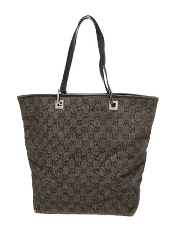 Gucci Handle Bags GG Canvas Top Bag Vintage