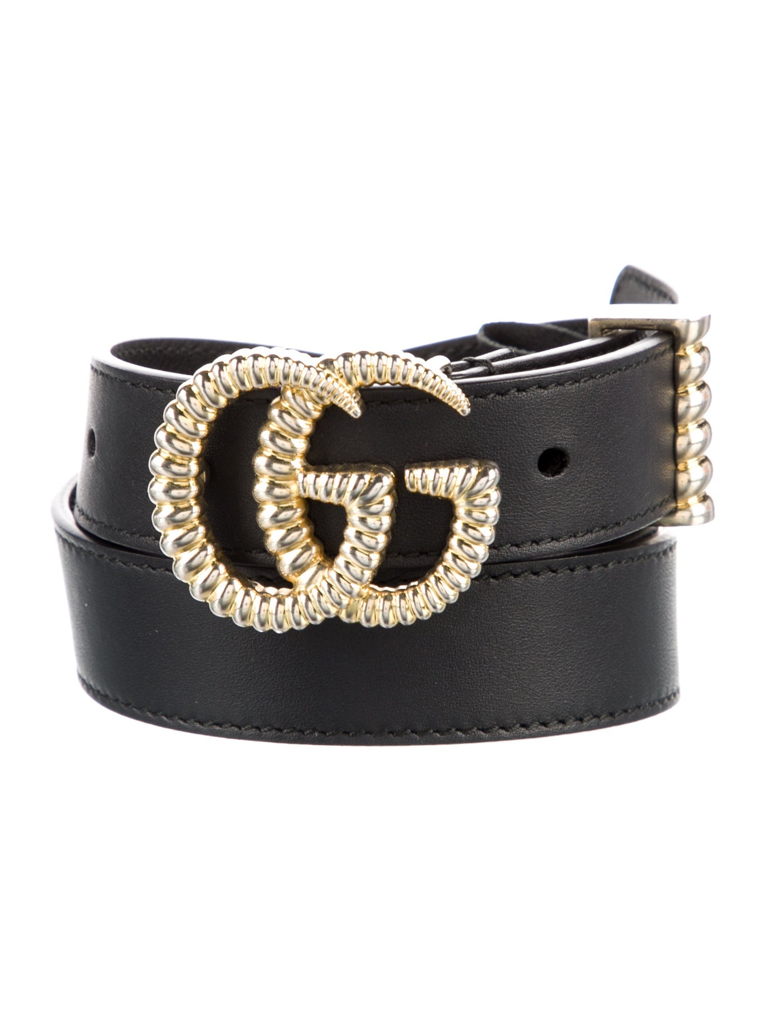 Gucci GG Torchon Waist Double G Logo Belt