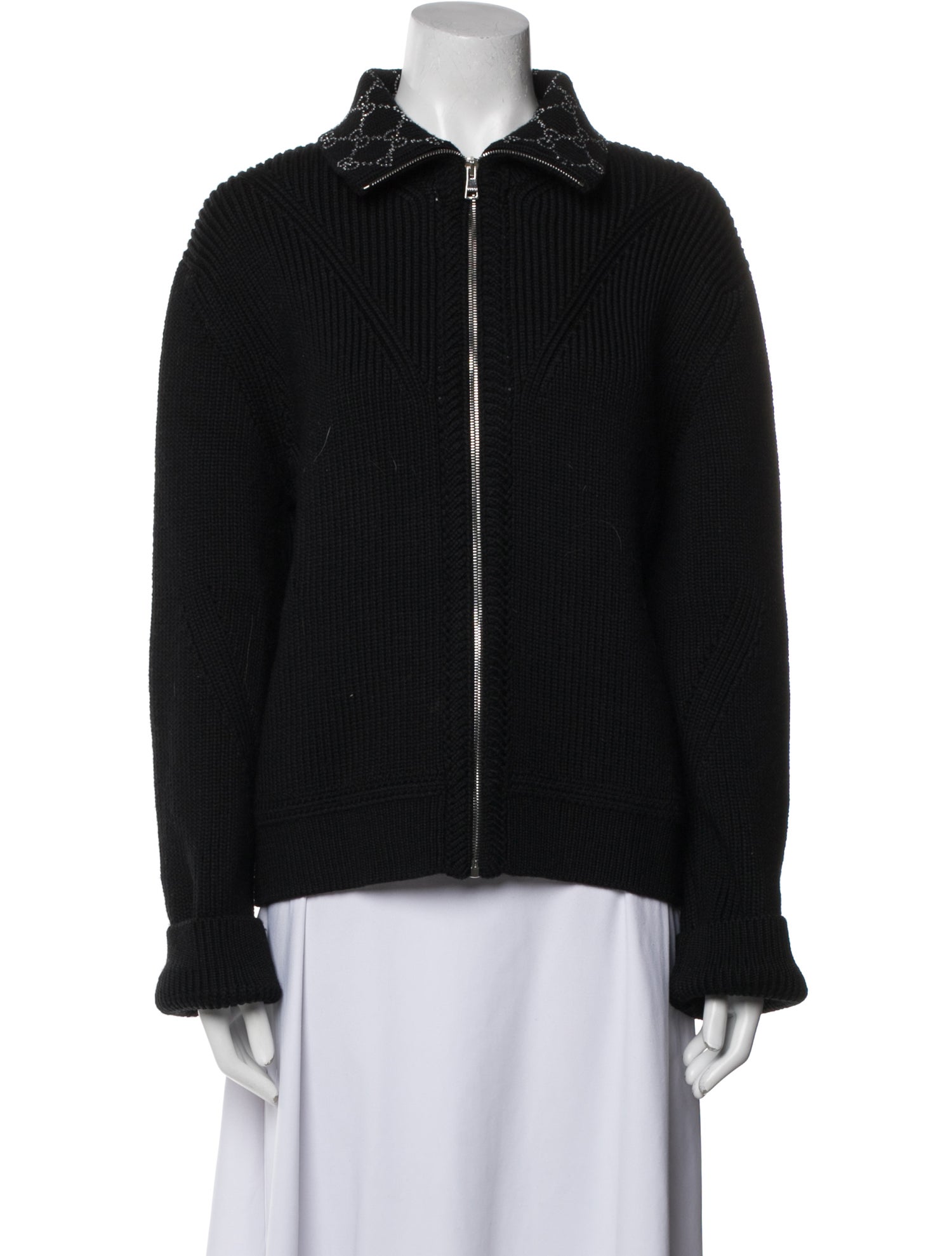 Gucci Wool Mock Neck Sweater