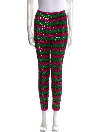 Gucci Striped Skinny Leg Pants