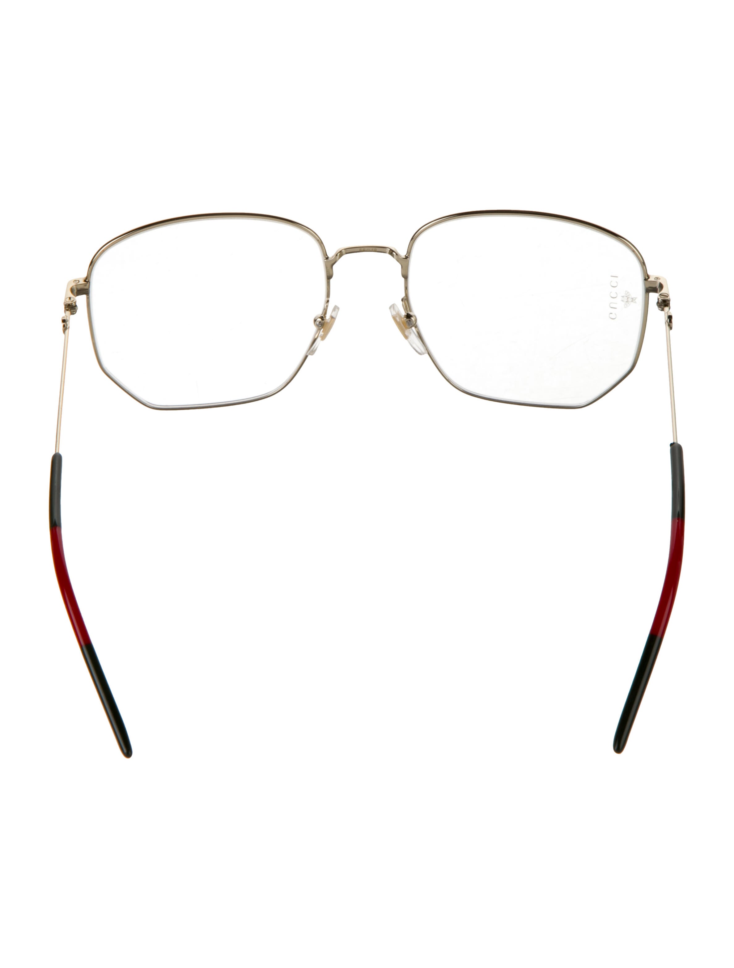 Gucci Sylvie Web Accent Oversize Eyeglasses