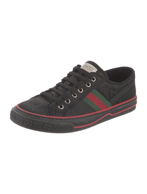 Gucci Web Accent Canvas Sneakers