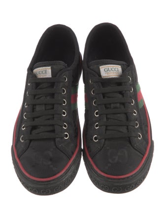 Gucci Web Accent Canvas Sneakers