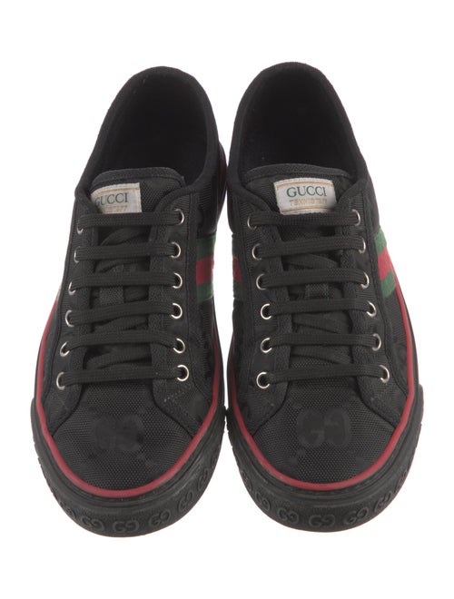 Gucci Web Accent Canvas Sneakers