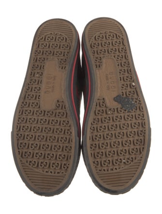 Gucci Web Accent Canvas Sneakers