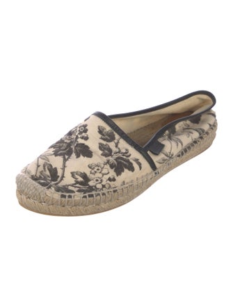 Gucci Pilar Canvas Espadrilles