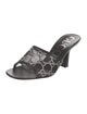 Gucci GG Crystal Mesh Slides