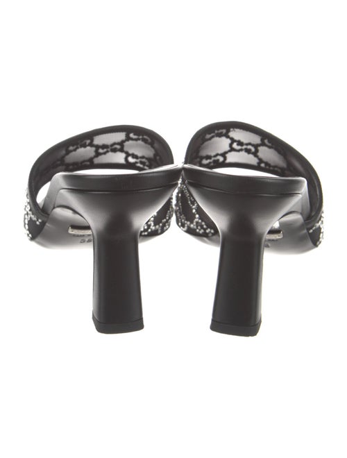 Gucci GG Crystal Mesh Slides