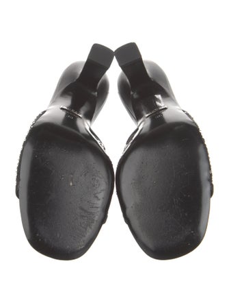 Gucci GG Crystal Mesh Slides